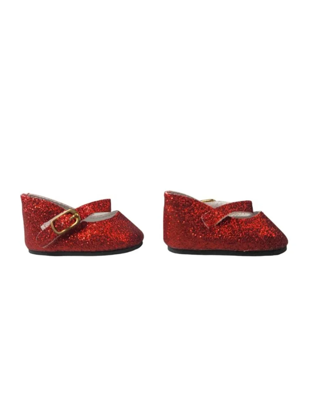 Mary Jane Red Glitter Shoes for 18